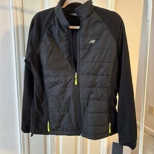 New Balance Black Jacket with Neon Highlights